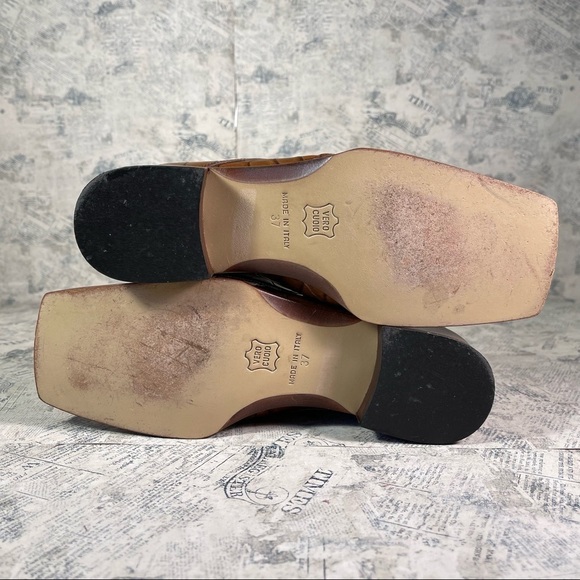 Juno Italian lace up  Oxford croc embossed leather shoes - Picture 15 of 15